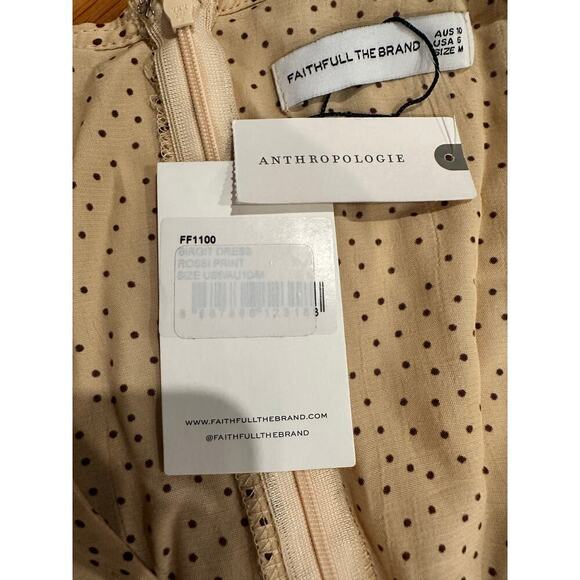 Faithfull the Brand Birgit Polka Dot Mini Dress Anthropologie - Picture 6 of 7